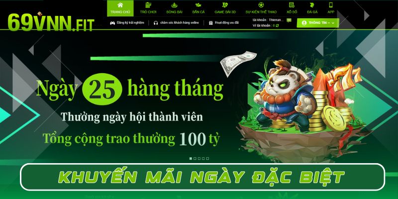 Khuyến mãi 69VN trong những ngày đặc biệt